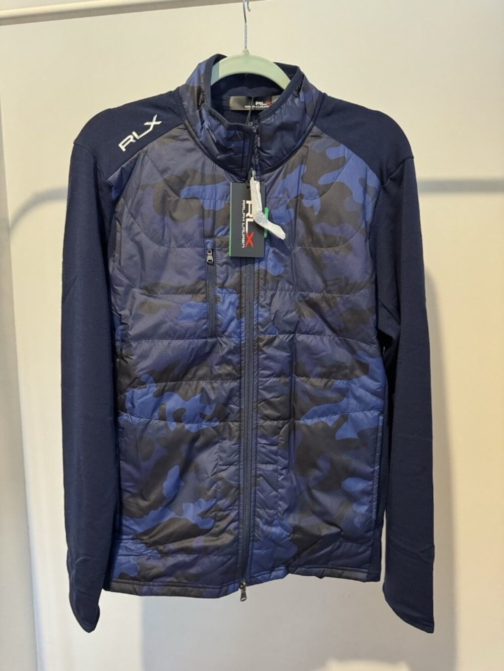 RLX Ralph Lauren Golf Jacket Men's Medium Camo Full-Zip Performance NWT $248